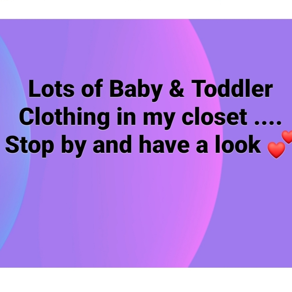 Baby and Toddler Clothes